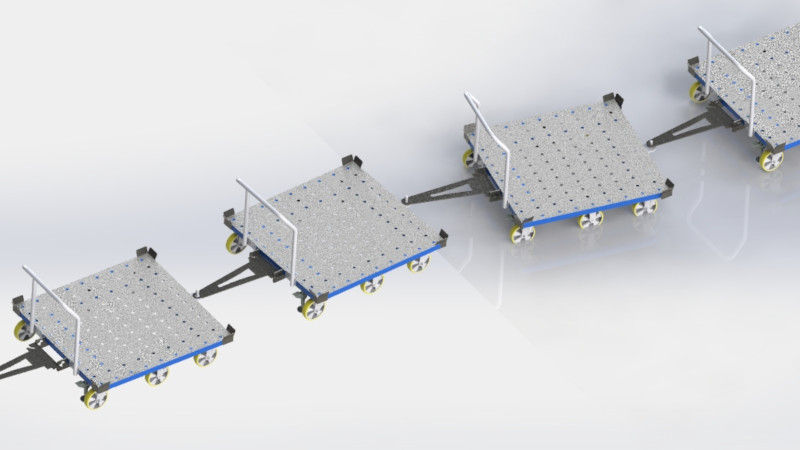 Flatbed Deck Daughter Cart