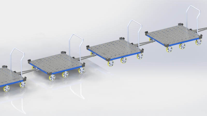 Flatbed Deck Daughter Cart